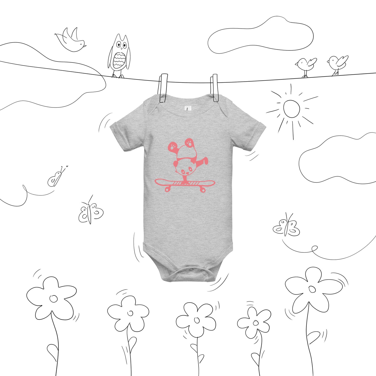 Baby short sleeve one piece
