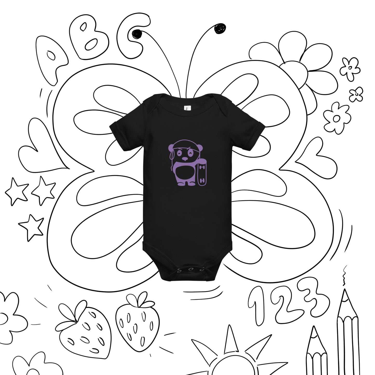 Baby short sleeve one piece