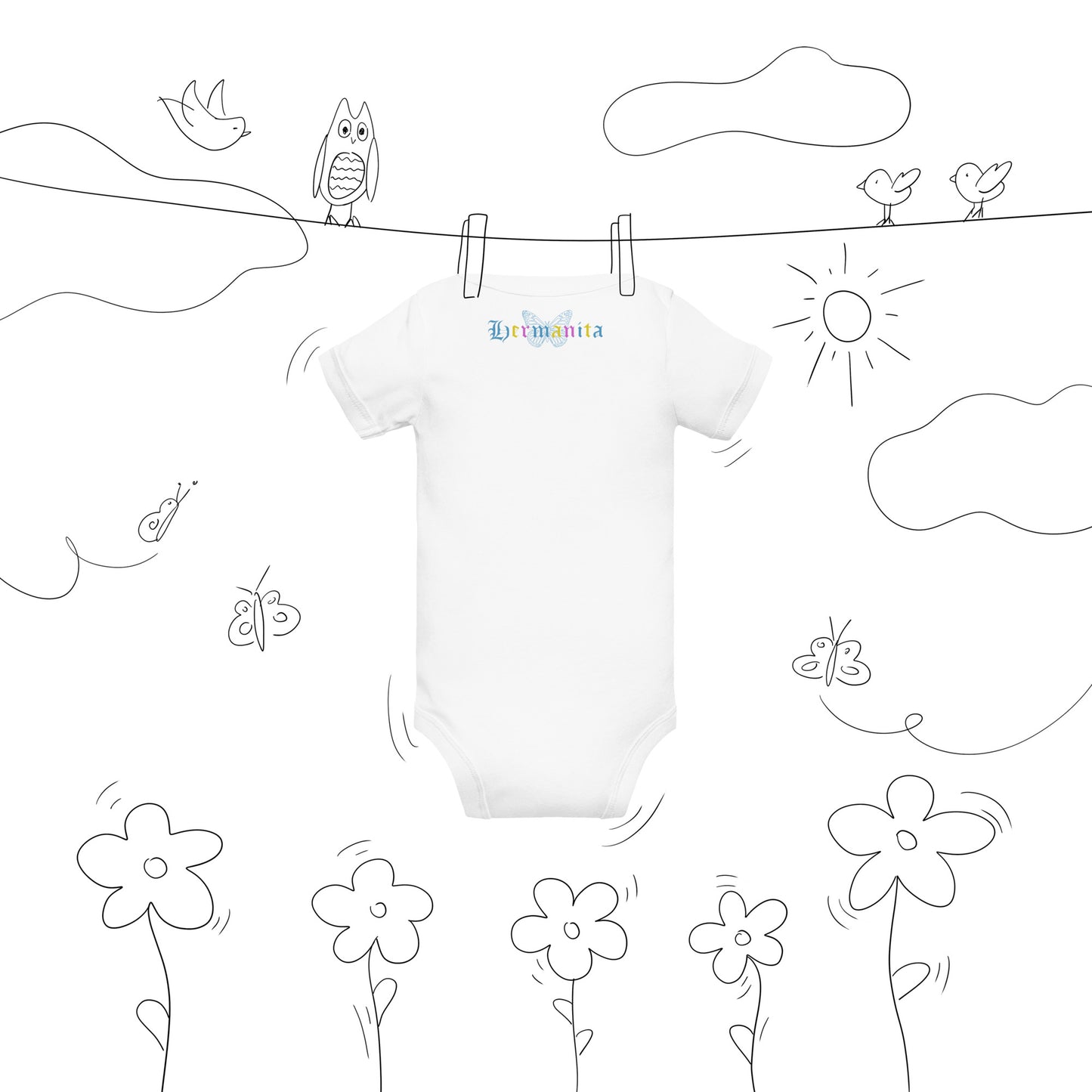 Baby short sleeve one piece