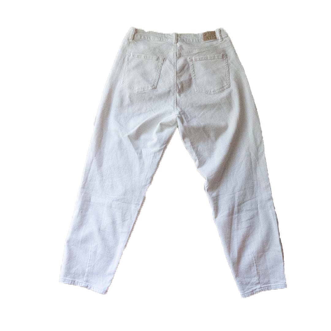 Hermana Signature White Mom Jeans
