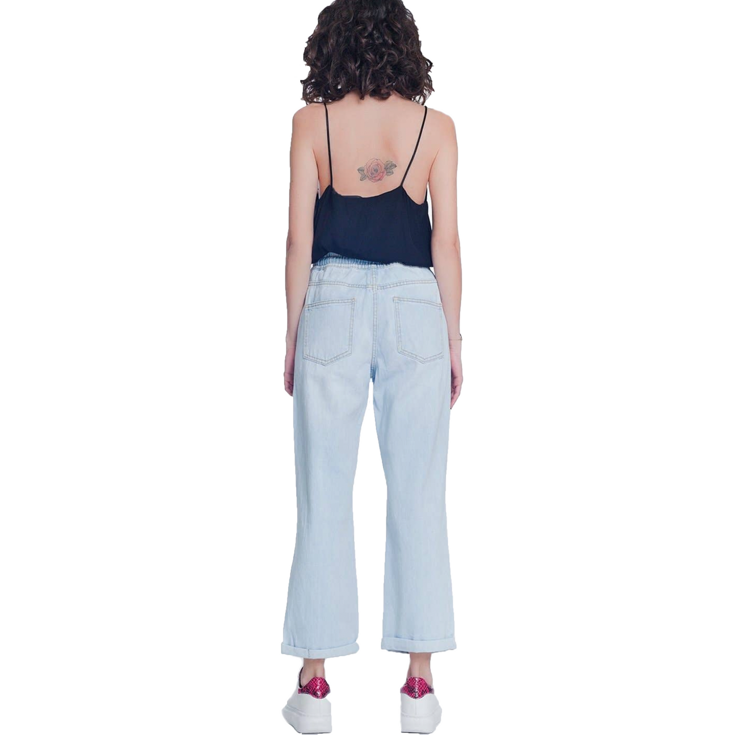 Wide leg jeans