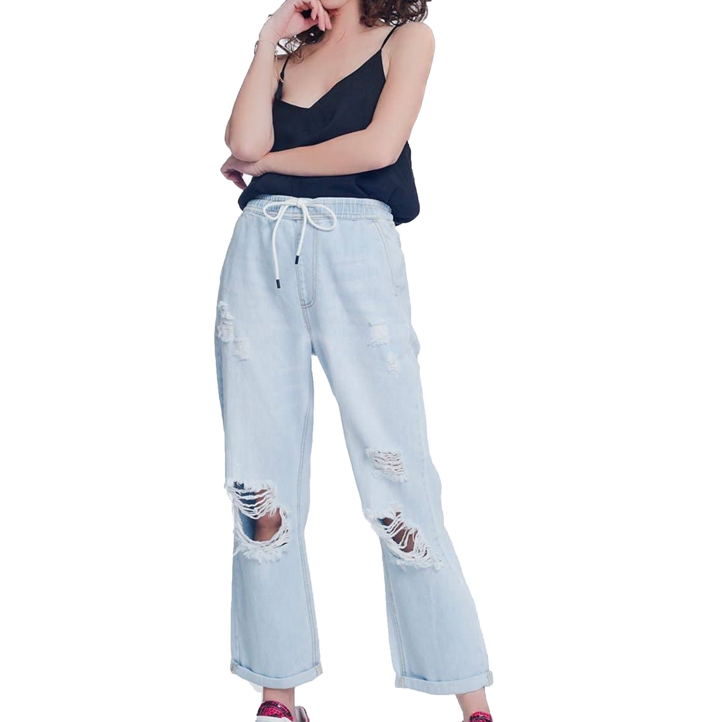Wide leg jeans