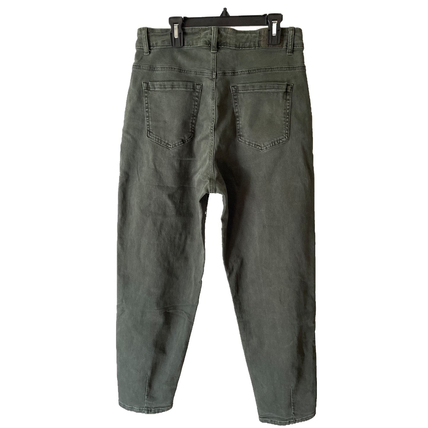 Hermana Skateboarding Signature Mom Jeans green back