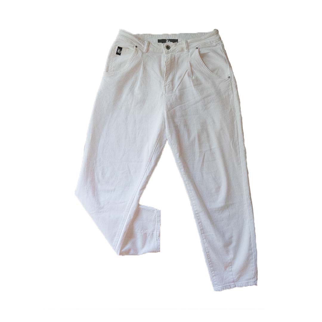 Hermana Signature White Mom Jeans