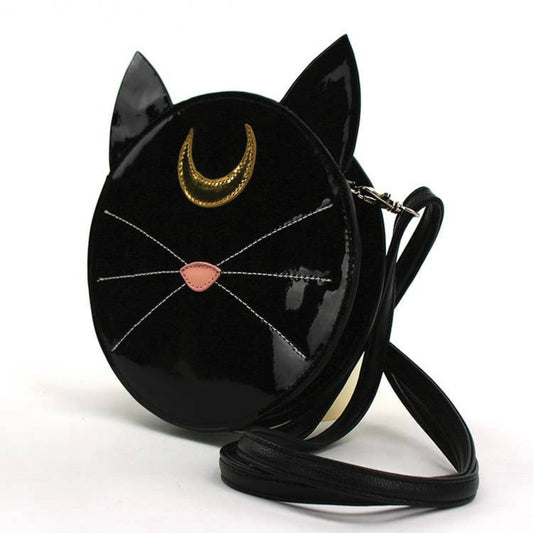 Black cat Crossbody bag