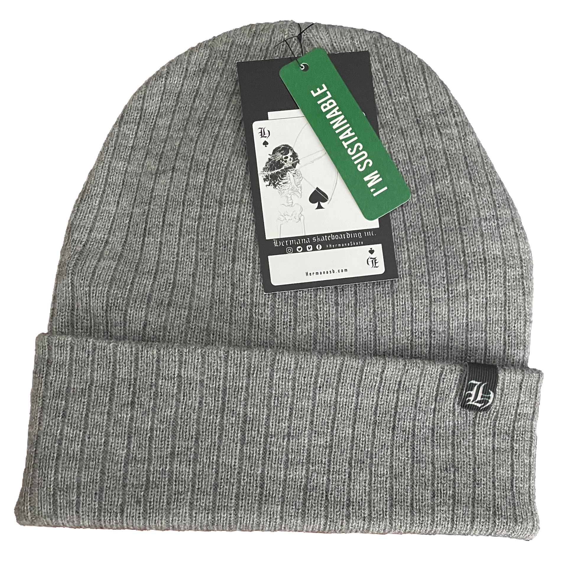 Hermana's Signiture Beanie Gray